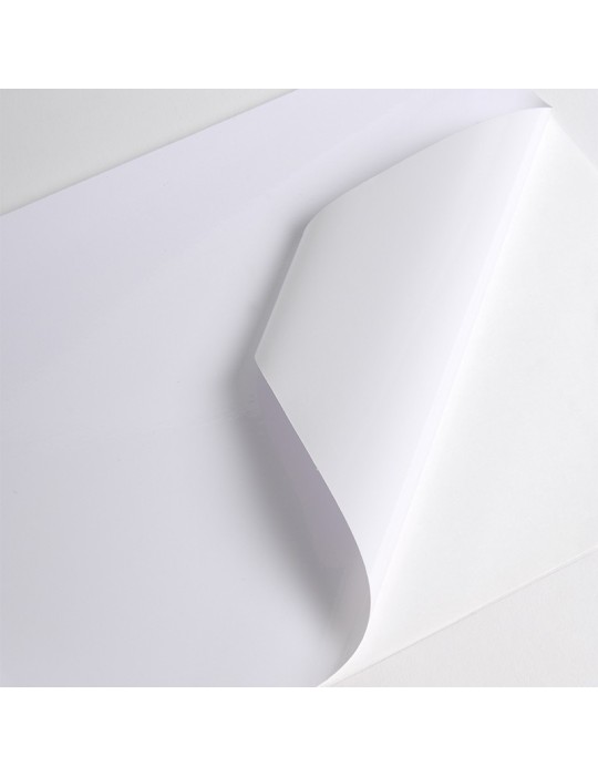 VCXR201WG1 - Blanc Brillant adh permanent extra renforcé incolore